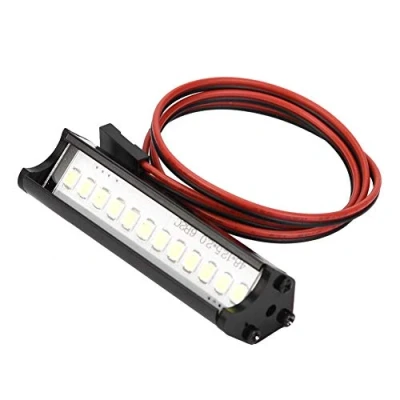 Immagine di Dilwe Barra Luminosa a LED per Auto RC, 55mm RC Crawler Light Bar Accessori Lampade ompatibili con TRX4 90046 90048 SCX10 1:10 Car