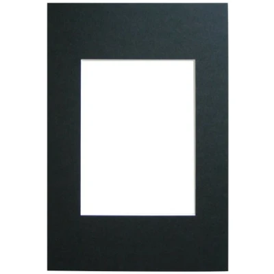 Immagine di walther design passe partouts nero per dimensioni cornice: 13 x 18 cm, immagine: 9 cm passepartouts PA318B