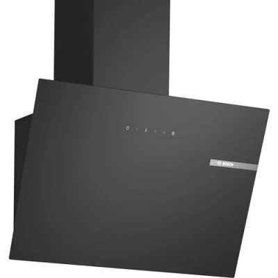 Immagine di Bosch DWK65DK60 Serie 2 Cena da parete, 60 cm di larghezza, aria ricircolo o scarico, motore silenzioso, Touch Select Basic, saturazione del filtro, interno facile pulire, filtro antigrasso