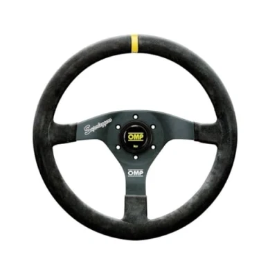 Immagine di OMP ompod/2020/N Velocita &#039;superligero Volante in Suede pelle, colore: nero, diametro 350 mm