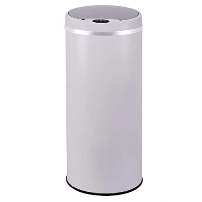 Immagine di KITCHEN MOVE Pattumiera automatica con apertura sensorizzata, in acciaio INOX, capacità: 42 l, diametro: 30 cm, altezza: 74 colore: Rosso, inossidabile