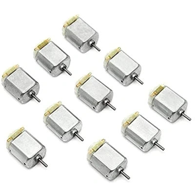Immagine di DollaTek 10Pcs DC 3V 6V 130 Motore 17000 RPM per Arduino Fai da Te