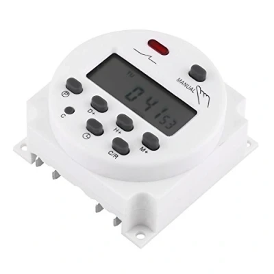 Immagine di Timer digitale LCD Interruttore orario programmabile settimanale del microcomputer 17on e 17off Relay Timer(24V)