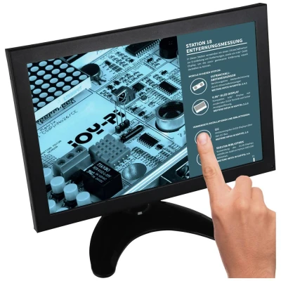 Immagine di Joy it RB LCD10 2 Monitor touch screen ERP: A (A G) 25.4 cm (10 pollici) 1280 x 800 Pixel HDMI ™, USB, VGA, BNC, AV IPS LCD