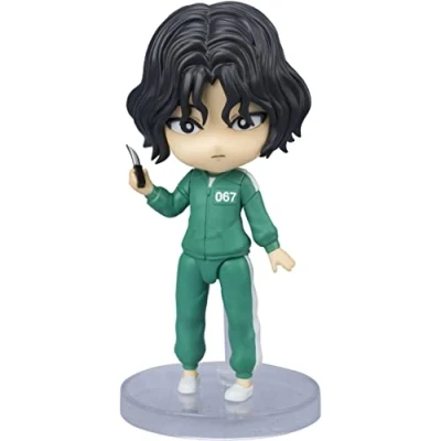 Immagine di MERCHANDISING LICENCE Netflix Kang SAE byeok, Tamashii Nations Squid Game, Bandai Spirits Figuarts Mini, Acrylonitrile Butadiene Styrene Polyvinyl Chloride, One Size