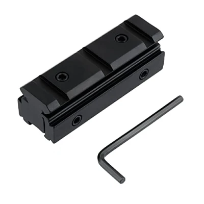 Immagine di FOCUHUNTER Tactical Montaggio per Cannocchiale 11mm to 20mm Dovetail su for Picatinny/Weaver Rail Mount Lega di Alluminio