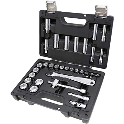 Immagine di Beta 913E/C33 Assortimento di 28 chiavi a bussola esagonali e 5 accessori, in cassetta plastica