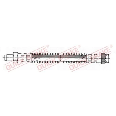 Immagine di QUICK BRAKE 32.506 Tubi Freno 310mm M10x1 con filettatura interna, esterna CITROËN: Saxo Hatchback, FIAT: Ulysse I