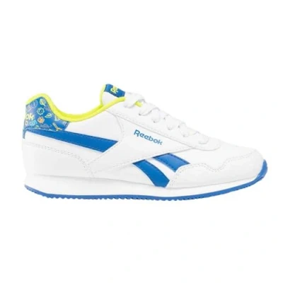 Immagine di Reebok Royal CL Jog 3.0, Sneaker, White/VECTORBLUE/ACIDYELLOW, 32 EU
