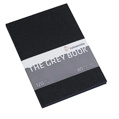 Immagine di Hahnemuhle : The Grey Book Sketchbook 120 gsm 40 fogli A4