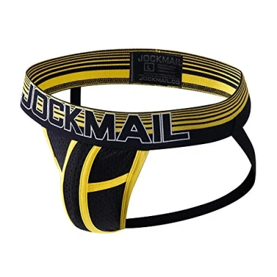 Immagine di JOCKMAIL Slip intimo da uomo, in rete, uomo Giallo M