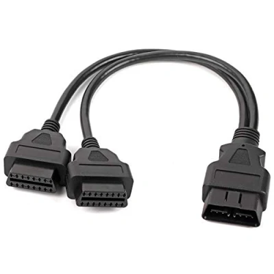 Immagine di Obd Doppelstecker Auto 16 Pin Obd2 Obdii Maschio A Doppia Femmina Adattatore Per Splitter Y Cavo Di Prolunga Strumento Diagnostico Strumenti Diagnostici Del Motore Ii