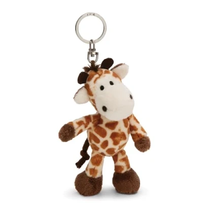 Immagine di NICI 61852 Portachiavi a Forma di Giraffa, Compagno Fedele per Lo Zaino o la Borsa Grandi e piccini, 10 cm, Marrone, Colore