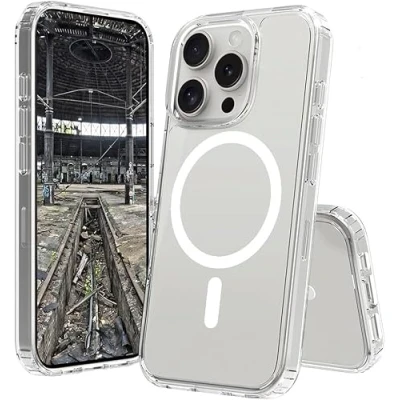 Immagine di JT Berlin BackCase Pankow Clear Backcover per cellulare Apple iPhone 16 Pro Max Trasparente Compatibile con MagSafe