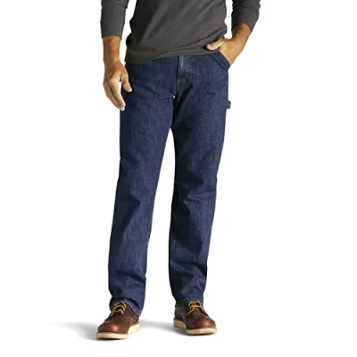 Immagine di LEE Men&#039;s Dungarees Losse Fit Carpenter Jean 36W x 32L Original Stone