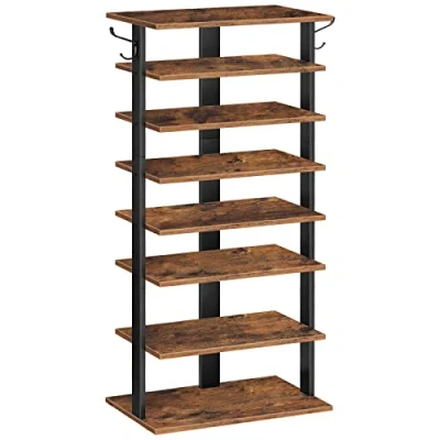 Immagine di HOOBRO Scarpiera, Scaffale Portascarpe a 8 Livelli, Scarpiera Stretto, 50 x 28,5 159cm, Portaoggetti, per Ingresso, Camera da Letto, Salvaspazio EBF750XJ01