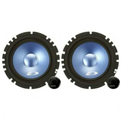 Immagine di 1 kit a 2 vie compatibile con ALPINE SXE 17CS da 6,5&quot; 16,50 cm 165 mm di diametro 45 watt rms 280 max woofer tweeter 4 ohm auto, coppia