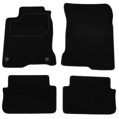 Immagine di MAMMOOTH A041 RNT275 PRM 01 Set tappetino Tessile anteriore e posteriore 4 nero Su misura RENAULT: LAGUNA 3 Grandtour