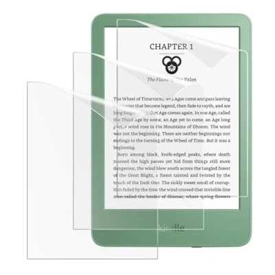 Immagine di MoKo Pellicola Protettiva Compatibile con Nuovo Kindle di 11a Gen 2024/2022, 10a 2019 Protezioni Schermo da 6&quot; in Vetro Temperato, Proteggischermo 3PZ Anti riflesso Sottile HD, Smerigliato