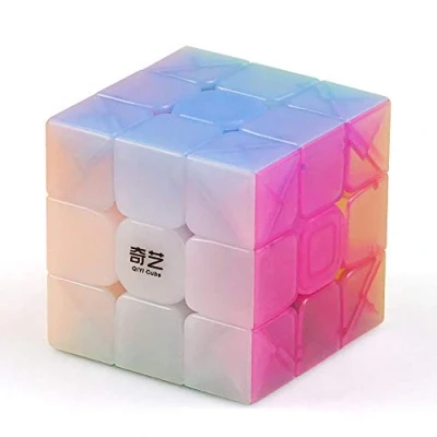 Immagine di OJIN Warrior W 3x3 Cube Senza adesivo 3x3x3 Jelly Color Design Smooth Puzzle (Warrior 3x3)