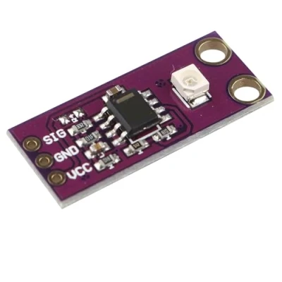 Immagine di HALJIA, modulo sensore di rilevamento per l&#039;intensità dei raggi solari UV Guva S12Sd da 240 Nm 370 UV, Compatibile con Arduino