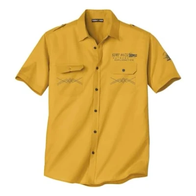 Immagine di ATLAS FOR MEN Camicia da Uomo in Cotone Maniche Corte Stile Chic e Casual Disponibile nelle Taglie Grandi M a 5XL