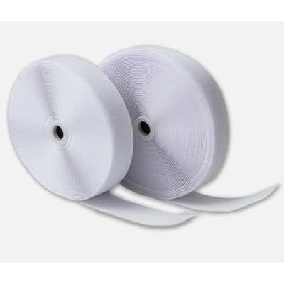 Immagine di IPEA Nastro a Strappo (Non Adesivo) da Cucire 25 Metri x 50 mm Striscia Extra Forte larga 5 CM per Arredamento Casa Vestiti Abiti Cucito Corda Gancio e Anello Colore Bianco