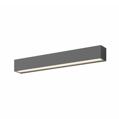 Immagine di Lucande Applique da esterni LED Lengo, 50 cm, grigio grafite, a 2 luci.