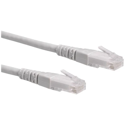 Immagine di Roline 21.15.0932 RJ45 cavo di rete, patch CAT 6 U/UTP 2.00 m Grigio non schermato 1 pz.