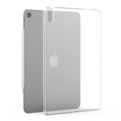 Immagine di Demacia Custodia per iPad Air 4 10.9&quot; 2020/Air 5 2022, Silicone Trasparente Chiaro Morbido Tavoletta Modello A2072/A2316/A2324/A2325/A2588/A2589/A2591