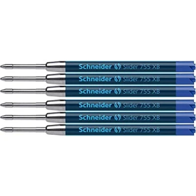 Immagine di Schneider Penna a sfera Slider 755, resistente ai documenti, XB, blu (6)