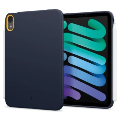 Immagine di Spigen Cover Nano Pop Compatibile con iPad mini 7 (2024, A17 Pro) / 6 Generazione 8.3 polici (2021) Blu Navy Mirtillo