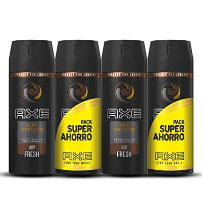 Immagine di Axe Dark Temptation Pack Duplo Risparmio 2 confezioni da x 150 ml (totale:600 ml)
