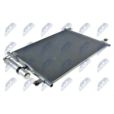 Immagine di NTY CCS DW 000 Condensatore con essiccatore Alluminio 580 CHEVROLET: Aveo / Kalos Hatchback, Sedan, DAEWOO: Hatchback