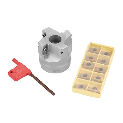 Immagine di Jadeshay Lama CNC,10 Pezzi Inserti per Tornitura in Metallo Duro CNC APMT1604 Utensile Tornio,Lavorazione di Acciaio Ordinario e Inossidabile con Scatola