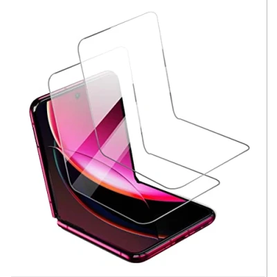 Immagine di GIOPUEY [2 Pezzi Pellicola Prottetiva Compatibile con Motorola RAZR 40/40 Ultra, TPU Flessibile, Ultra Sottile, Cover Compatibile,Resistente ai Graffi