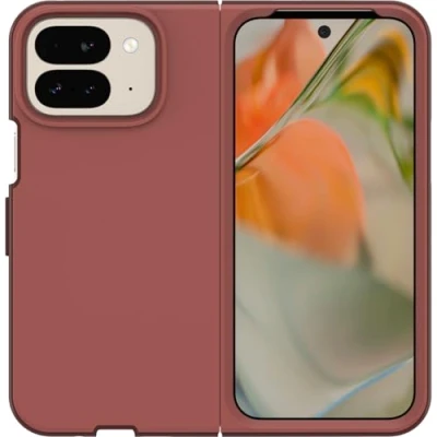Immagine di Cover per Google Pixel 9 Pro Fold OtterBox Thin Flex, resistente a shock e cadute,i n 2 pezzi, testata 2x vs norme anti caduta MIL STD 810G, telefoni pieghevoli, Rosso/Clay