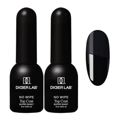 Immagine di DIDIER LAB Gel Top Coat Senza Dispersione Super Shiny Nuova Formula HEMA e TPO Ultra Resistente Brillante Lucido Unghie Finale Perfetto per una Manicure Lunga Durata 2x10ml