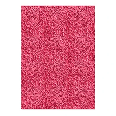 Immagine di Sizzix 3 D Textured Impressions Cartella per goffratura Mandala all&#039;Uncinetto di Eileen Hull 665915 Capitolo 2 2022, Carta, Multicolor, One Size