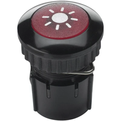 Immagine di Grothe 63032 Tasto per campanello 1 parte Nero 12 V/1,5 A