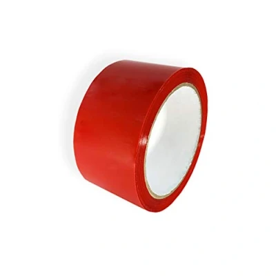 Immagine di Nastro Adesivo rosso, da imballaggio in polipropilene per uso generale, 48 mm x 66 metri, 6 Rotoli