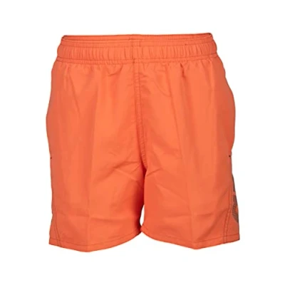 Immagine di arena Fundamentals Logo Junior Boxer R Costume Bambino Mare e Piscina, da Bagno in Morbido Tessuto Riciclato ad Asciugatura Rapida, con Slip Interno Mesh