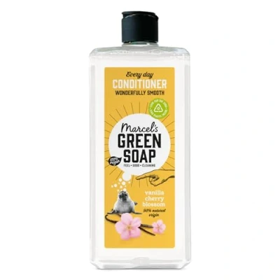Immagine di Marcel&#039;s Green Soap Every Day Conditioner Vaniglia &amp; Fiore di ciliegio Balsamo nutriente 100% plastica riciclata 98% formula naturale Vegano Senza Mircoplastic 300 ml