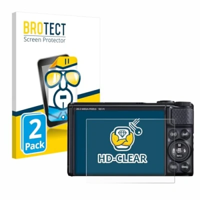 Immagine di brotect Pellicola Protettiva per Canon PowerShot SX740 HS Protezione Schermo (2 Pezzi) [Trasparente, Anti Impronte]