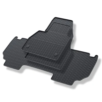 Immagine di Mossa Tappetini auto in gomma compatibili con Renault Kangoo II (2013 2021) tappeti neri 1
