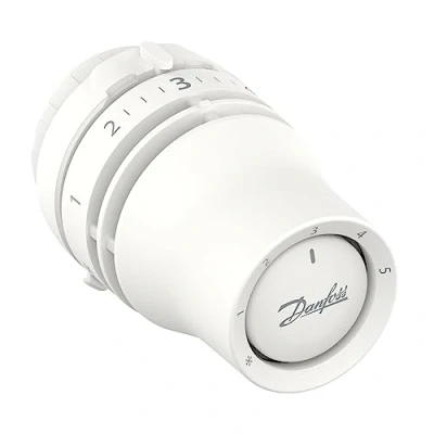 Immagine di Danfoss Redia Ra Click, valvola termostatica per termosifone con soffietto termostatico a liquido e sensore integrato