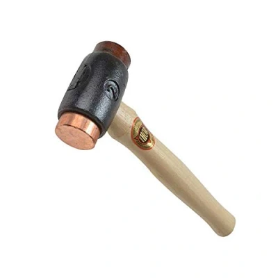 Immagine di Thor 212 Mazzuolo con testa in ferro, rame e cuoio grezzo, 1 kg, mis. 2