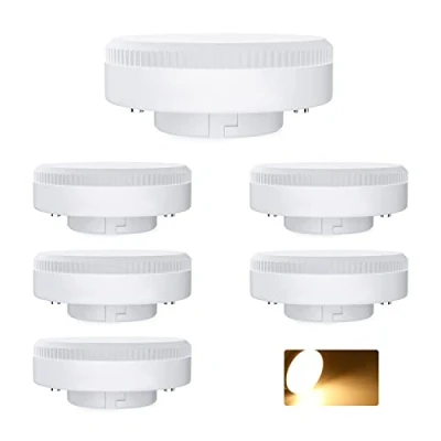 Immagine di Lampadine GX53 LED, 10W LED Bianco Caldo 3000K 1000LM, AC 220 240V Non Dimmerabili, Sfarfallanti, 6 Pezzi