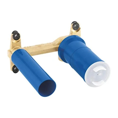 Immagine di GROHE Rapido EHM Supporto da incasso monocomando universale (per rubinetto lavabo a 2 fori, con limitatore di temperatura, DN15), 23571000, grigio, 1 pezzo