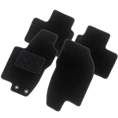 Immagine di AutoStyle TM FO526 Set tappetino Tessile anteriore e posteriore 4 nero FORD: Transit Connect Mk1 Van